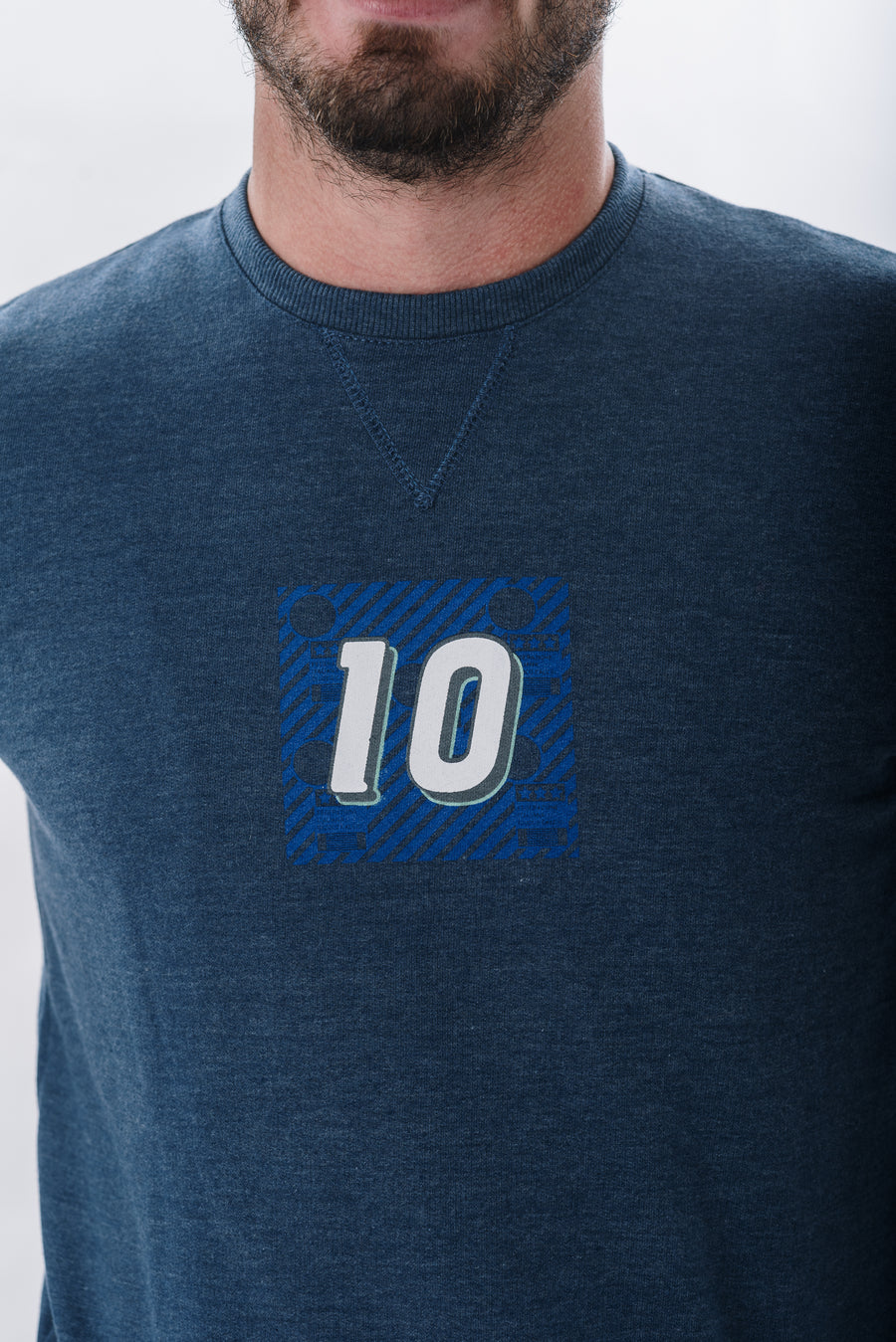 Sudadera Roberto10 cuello redondo