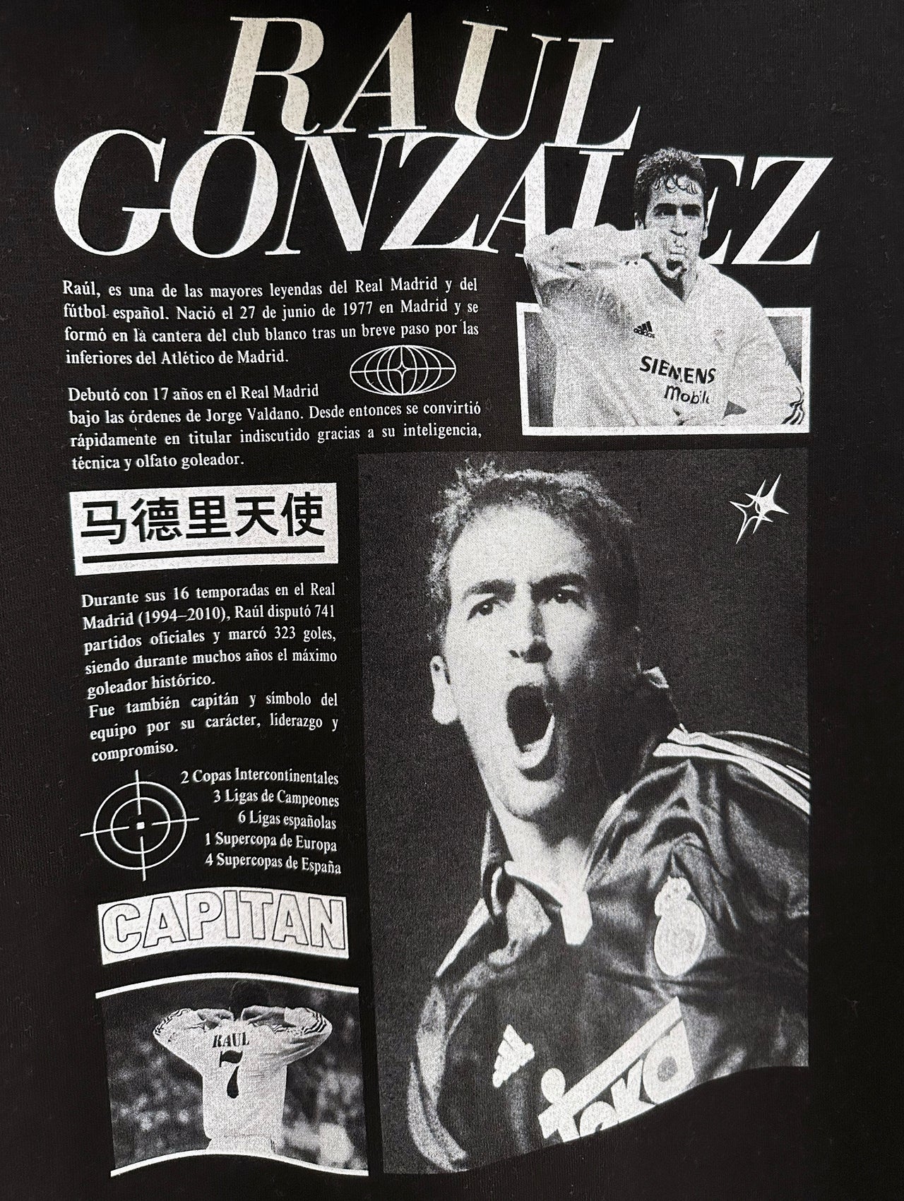 Camiseta Capitán Raúl