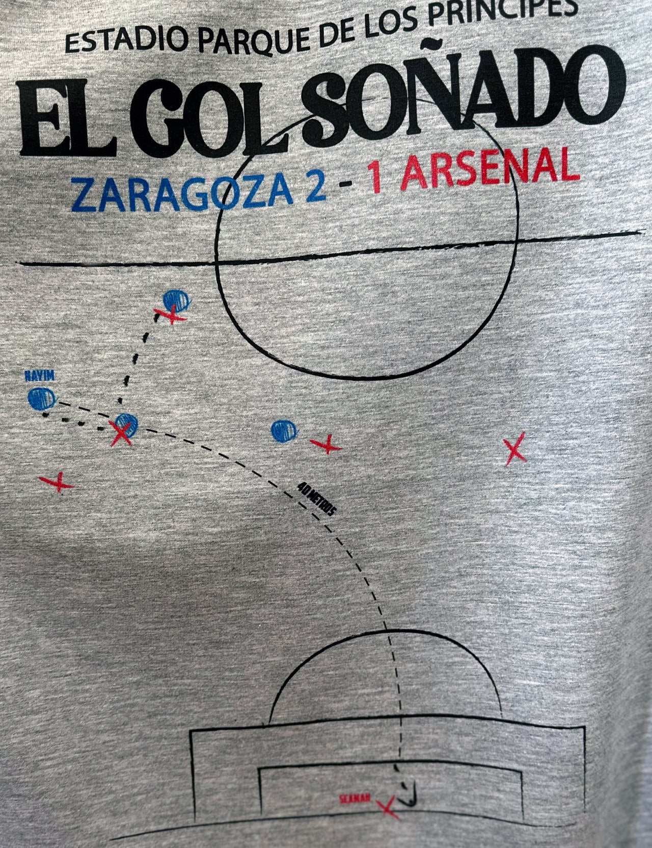 Camiseta Gol soñado